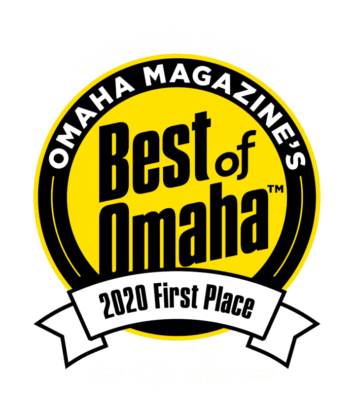 best of omaha orthopedic surgeon first place